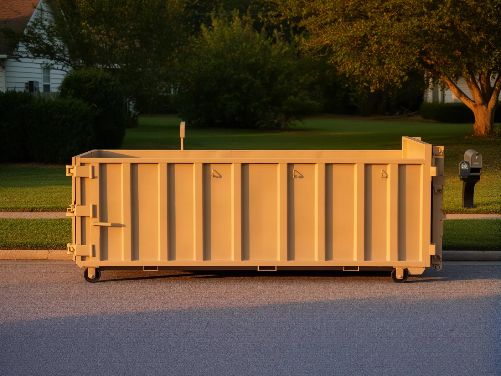 Roll-off dumpster from Forte Brothers Dumpster Rental in Charleston, WV